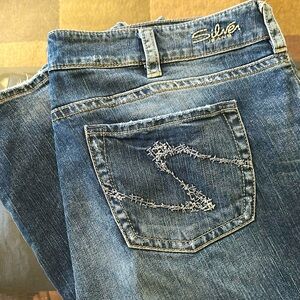 Silver Suki jeans, size 18